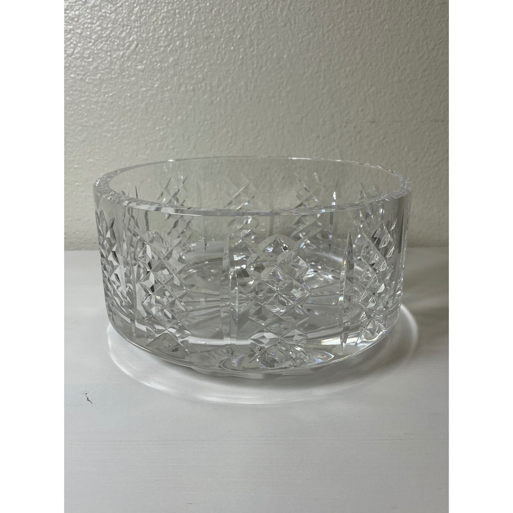 Waterford Crystal Lismore Round Serving Bowl 7in Clear Excellent Cut Glass
